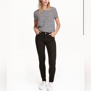 H&M Super Stretch Skinny Jeans Black